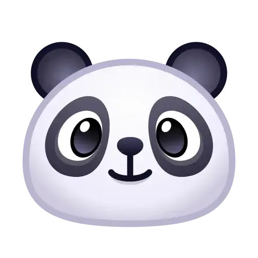 Panda emoji - Sticker 6