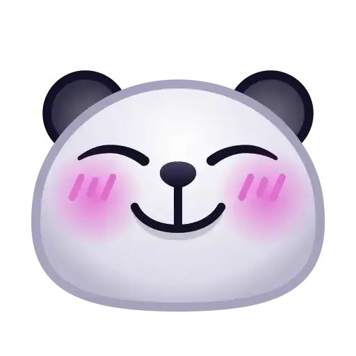 Panda emoji - Sticker 5
