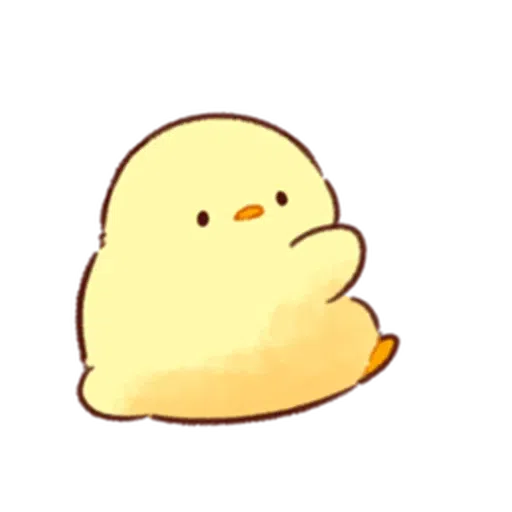 soft and cute chick 14- Sticker