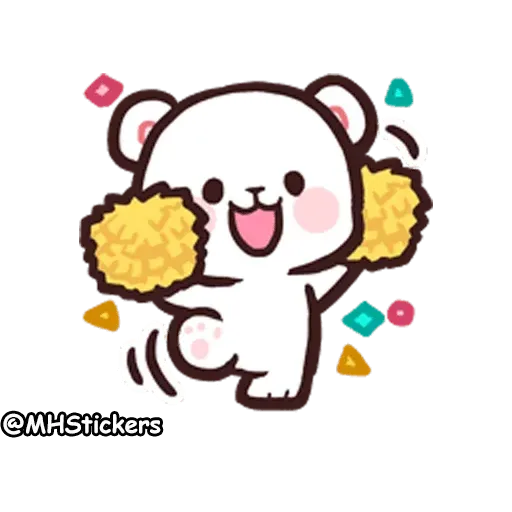 Cute Bear Sticker Pack Stickers Cloud