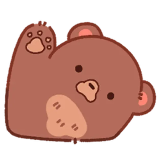 choco bear - Sticker