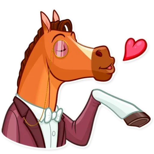 Gentleman Horse - Sticker 2