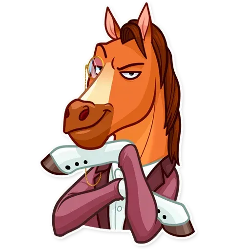 Gentleman Horse - Sticker 6