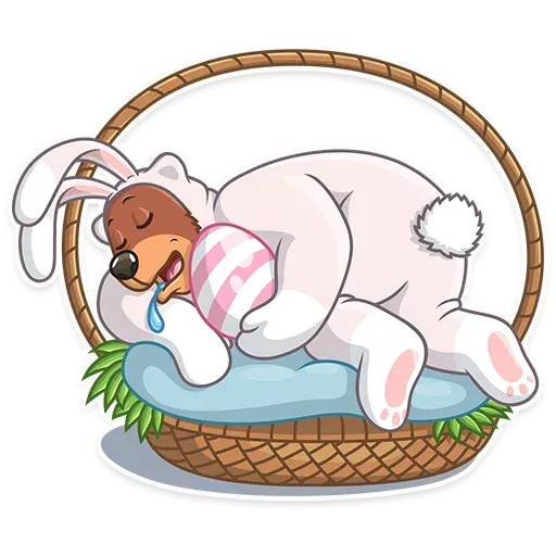 Easter Bear - Sticker 6
