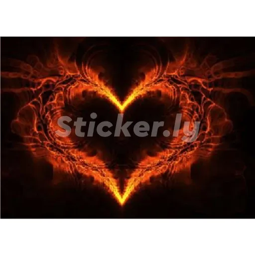 orange hearts - Sticker 8