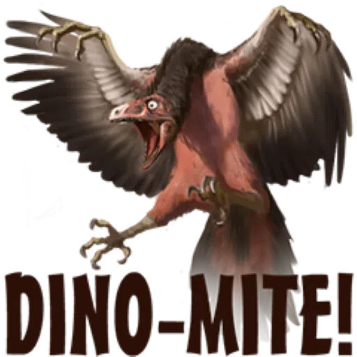 Downer Dinos - Sticker