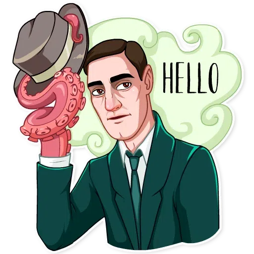 H. P. Lovecraft - Sticker 5