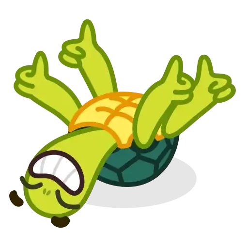 Bobby the turtle - Sticker 3