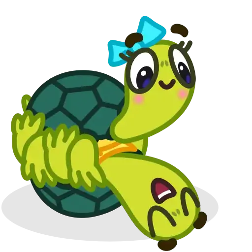 Bobby the turtle - Sticker