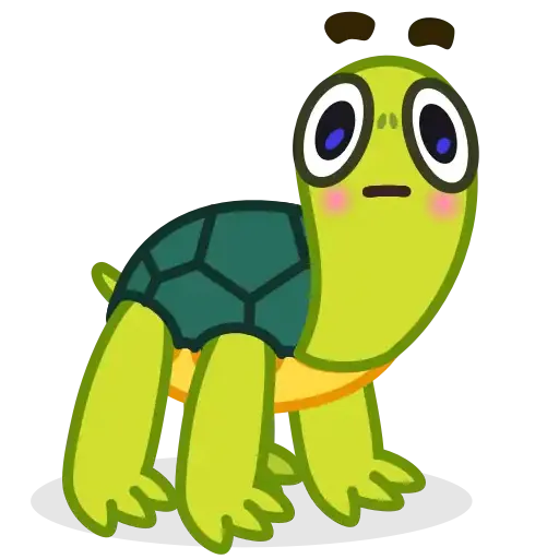 Bobby the turtle - Sticker