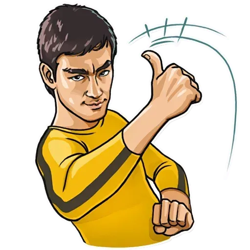 Bruce Lee - Sticker 3